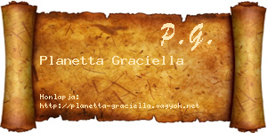 Planetta Graciella névjegykártya